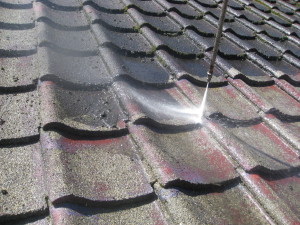 屋根瓦洗浄